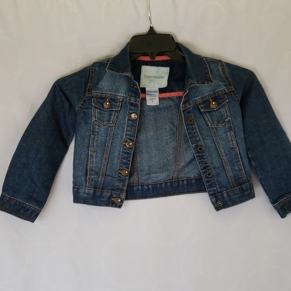 Thoughskins girls jean jacket size med distressed - Picture 1 of 3